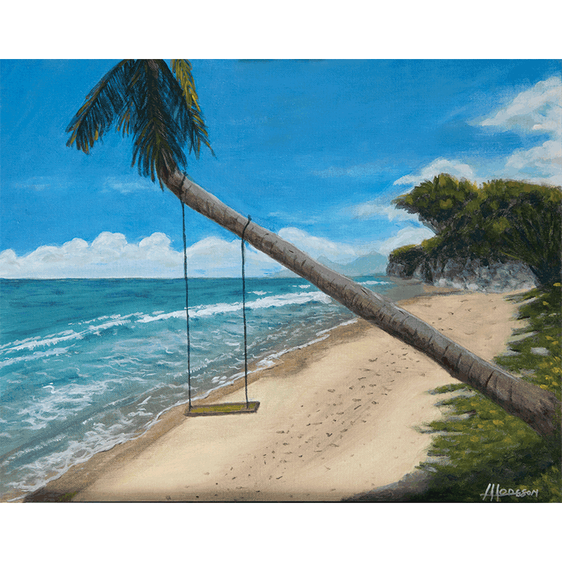 Beach Swing Painting