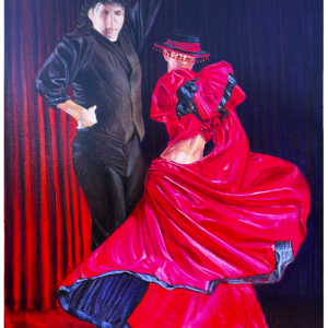 Flamenco Vive 24x36 oil painting on canvas by Henry Hodgson