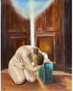 Threshold 16x20 oil painting by Henry Hodgson