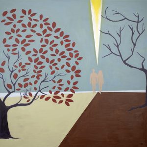 36x36 Canvas Painting The Crossroad