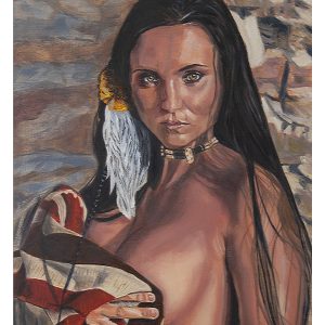 Native Eyes Art Print